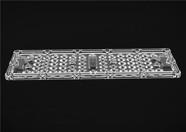 Rectangular Type LED Light Lens 64 Dalam 1 80 * 150 Gelar Sudut Pencahayaan Dengan Pendingin