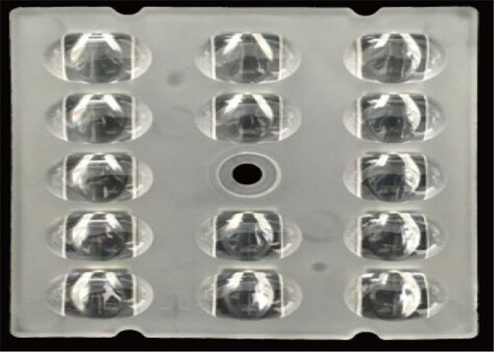 Osram 3030 Chips LED Street Light Komponen Lensa 14 In 1 Dengan Gelar 65 * 130