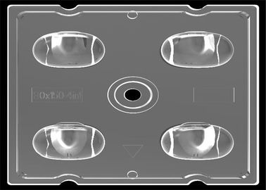 Lensa Cahaya Jalan LED Asimetris Total Lensa Modul Refleksi Internal
