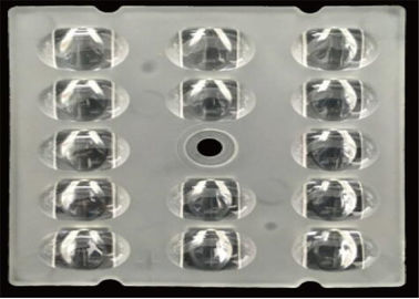 Distribusi Lensa LED Lebar Ultra Lebar 14 Dalam 1 Tipe 5 Untuk Pencahayaan Parkir