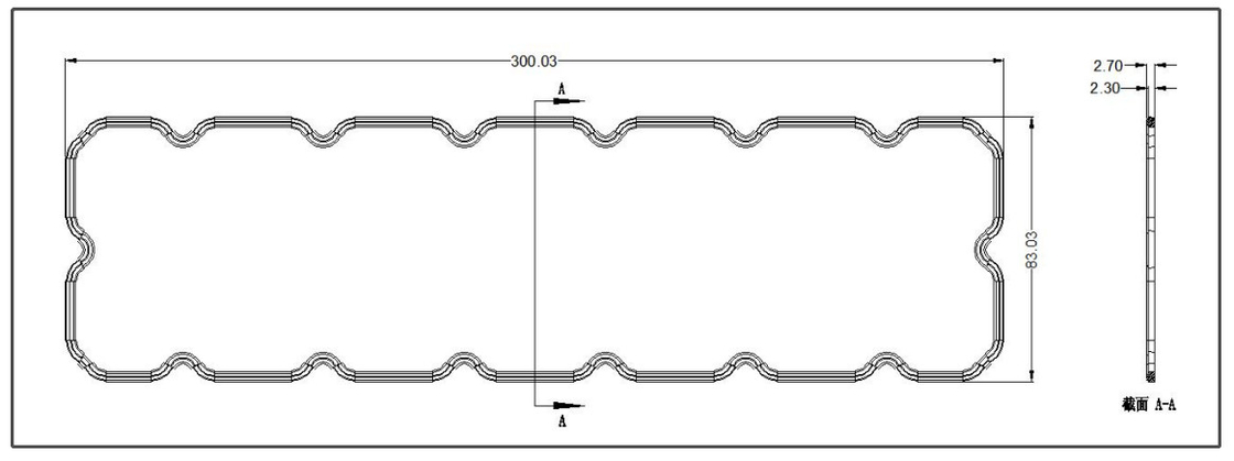 TYPE5 High Durability LED Street Light Lens With Low Loss SMD7070 22IN1 Untuk Pencahayaan Tempat Parkir