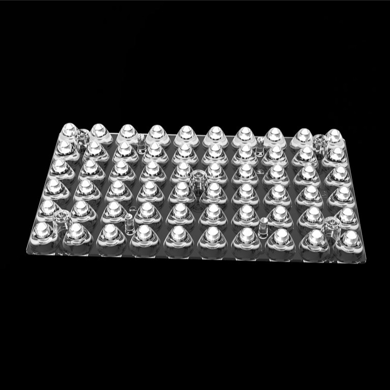 Kualitas Baik Pc Material 9Degree persegi panjang 60 In 1 Led Stadium Light Lensa Xpg Chip tahan air
