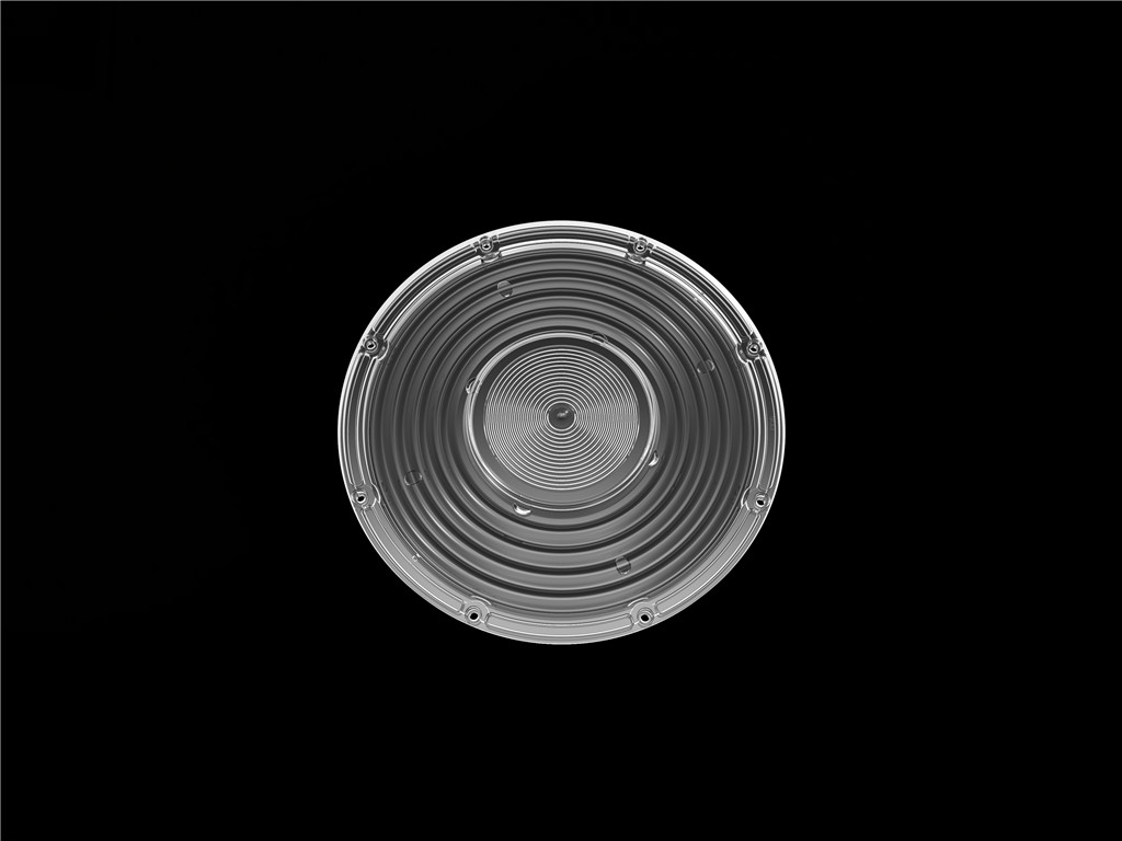White UFO Led High Bay lens Aksesoris Gasket Heat Sink untuk Energy Saving Lighting