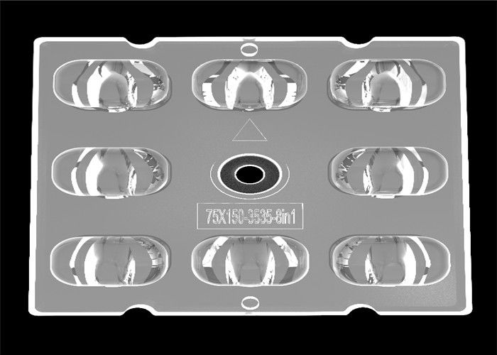 Asymmetric CREE XTE Multi LED Lens 8 In 1 Kit Reflektor Untuk Sreet Light LED