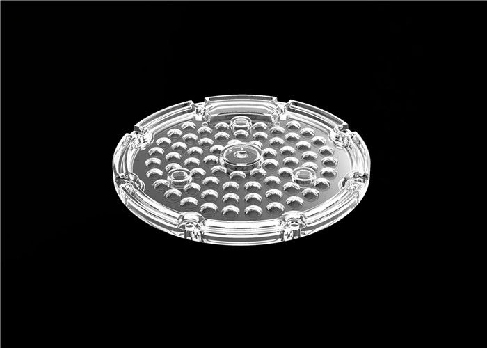 Clear PC High Power LED Lens, 64 LED Reflectors Optik IP65 Untuk Lampu Round Highbay