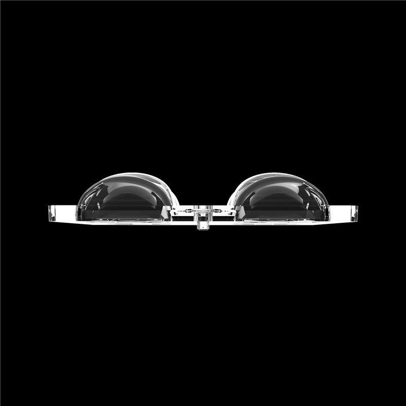 Polarized 60Degree 2*2 Multi-Lens High Transmittance 50*50mm Untuk LED Track And Field Stadium Lighting