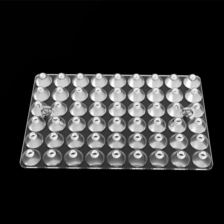 15 derajat 54 Optik Dalam 1 Led Lensa Array Untuk Stadium Lampu / Pitch Lampu / Lampu Jalan / Lampu Square