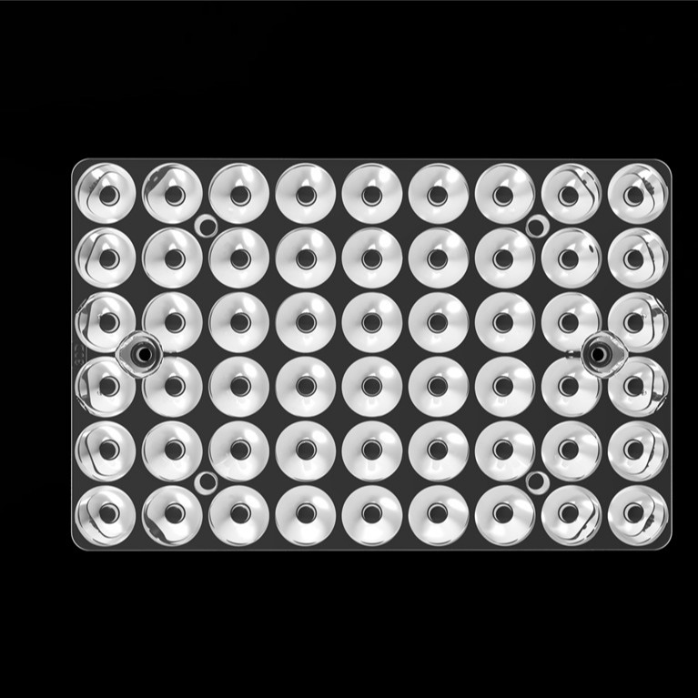 54IN1 30 derajat lampu luar 3030 LED Lensa PC Led Optik Untuk Stadion Lampu / Pitch Lampu L144 * W94mm