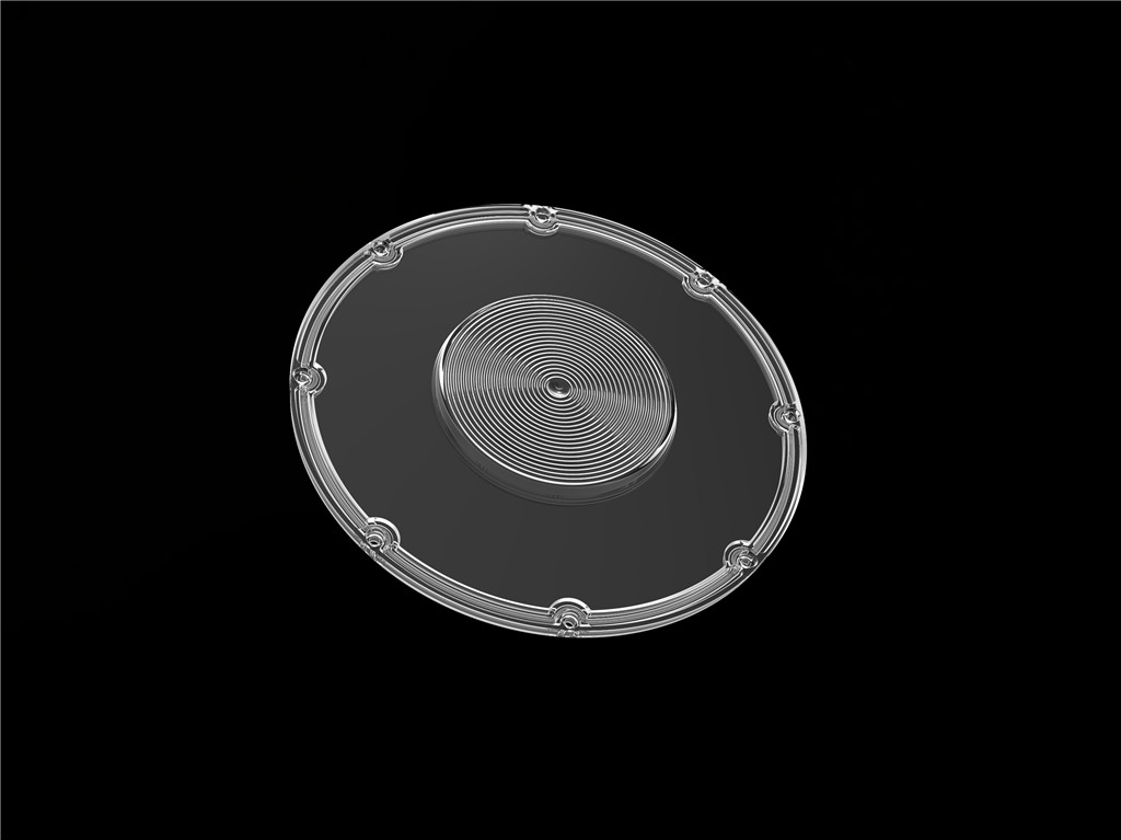Spark- AC tipe Φ206mm 120 derajat Plastik UFO Highbay Led Lens 3030 Daya Tinggi