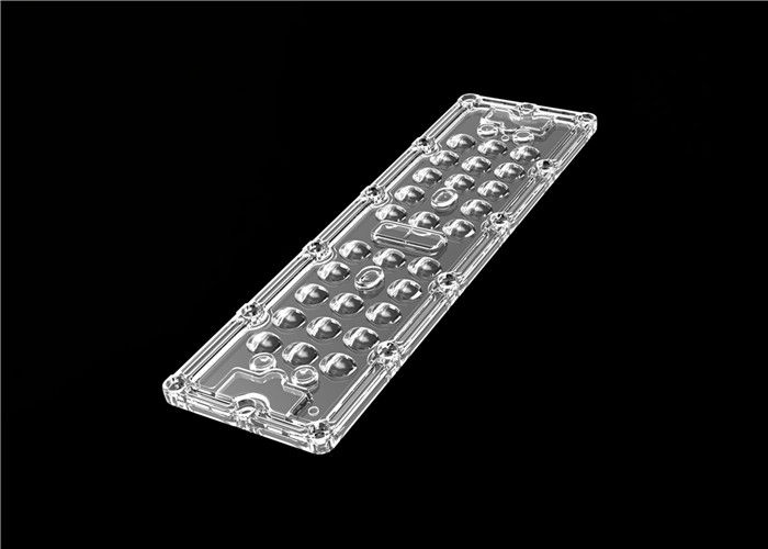 Modul Lampu Jalan LED Vertikal 28 in 1 80 * 150 Gelombang Lensa Dengan Pendingin