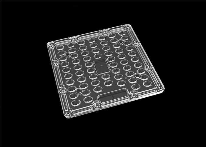 High Brightness LED Light Lens Bahan PC / PMMA Untuk Lampu Jalan Modular LED
