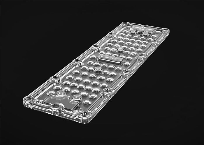 PMMA Material Optics RGB LED Lens Dengan Sudut Sudut 90 ° Untuk Lampu Terowongan LED
