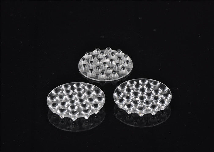 18 Dalam 1 Silicone LED Lens 66.50x6.4mm Dimensi Untuk Lampu Parin Waterproof