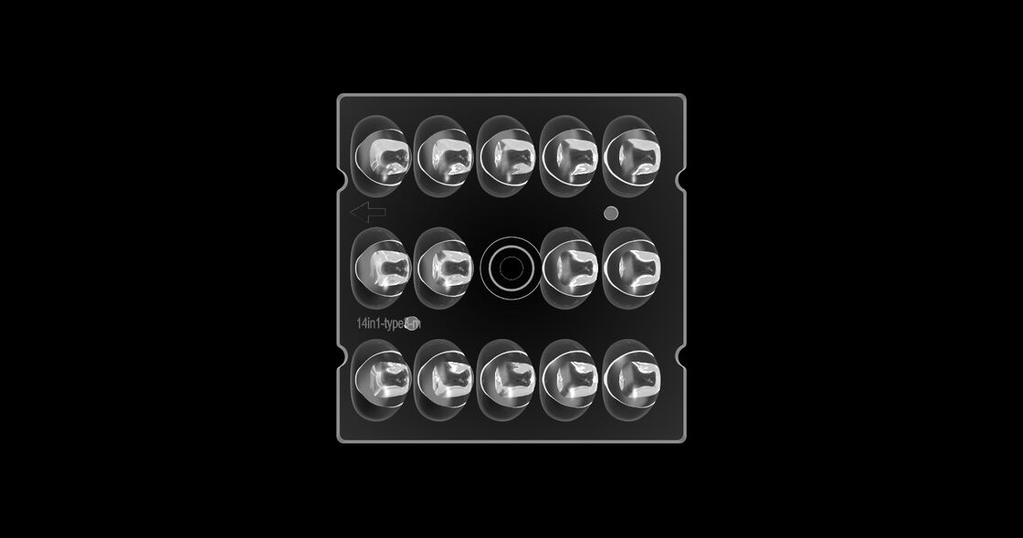 Tipe 3 Kendaraan LED Street Light Retrofit Kit Lensa Bahan Umum Plastik / Silicone