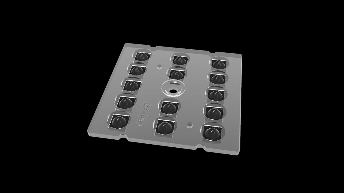 Distribusi Lensa LED Lebar Ultra Lebar 14 Dalam 1 Tipe 5 Untuk Pencahayaan Parkir