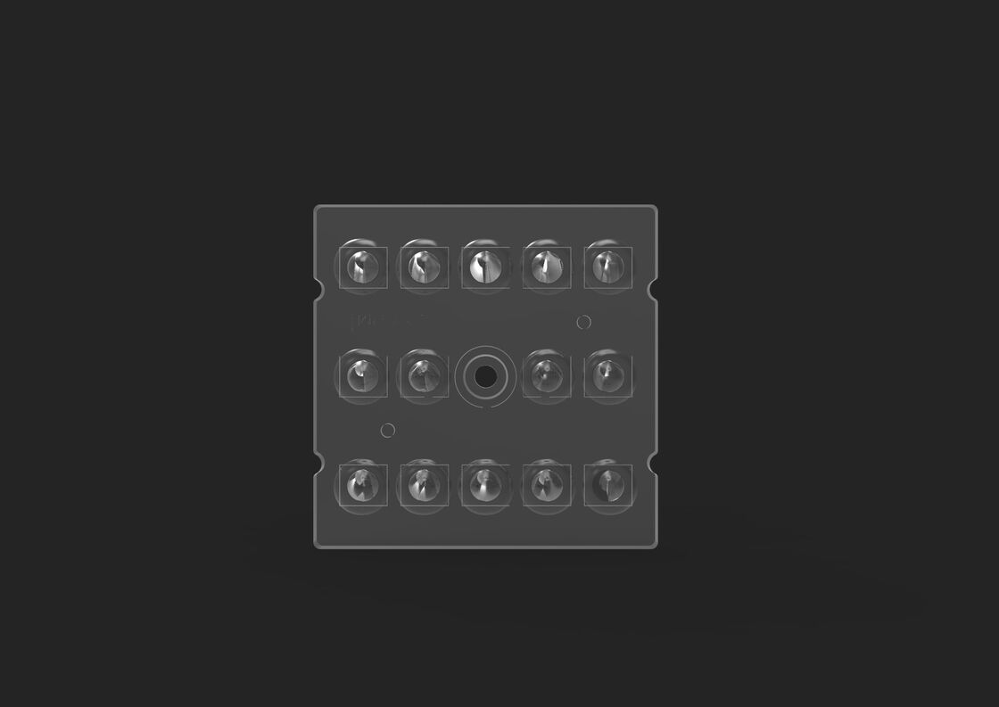 Distribusi Lensa LED Lebar Ultra Lebar 14 Dalam 1 Tipe 5 Untuk Pencahayaan Parkir