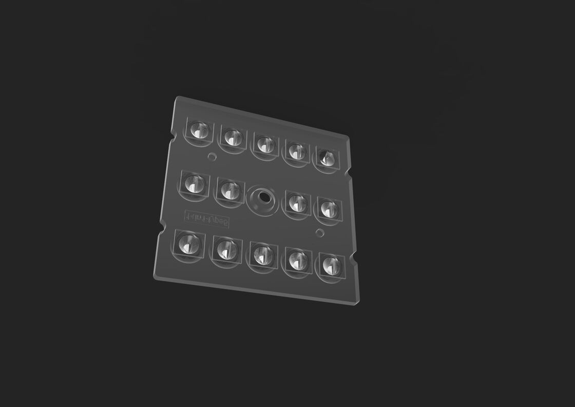 Distribusi Lensa LED Lebar Ultra Lebar 14 Dalam 1 Tipe 5 Untuk Pencahayaan Parkir