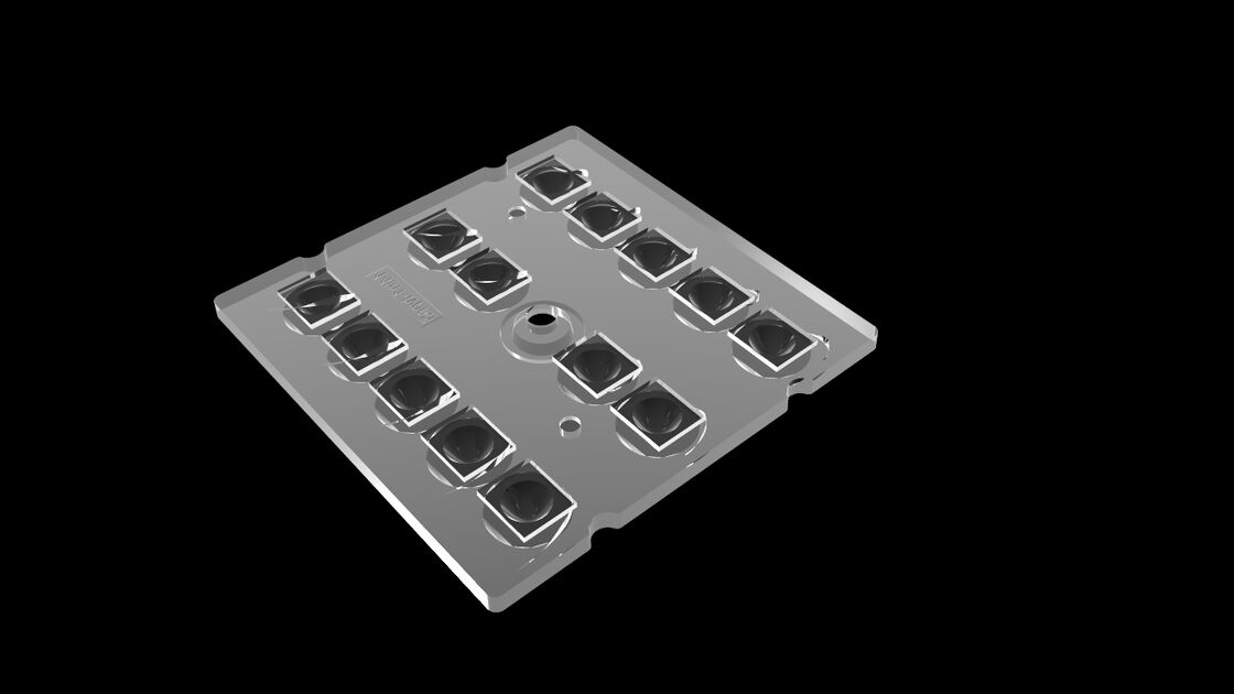 Distribusi Lensa LED Lebar Ultra Lebar 14 Dalam 1 Tipe 5 Untuk Pencahayaan Parkir