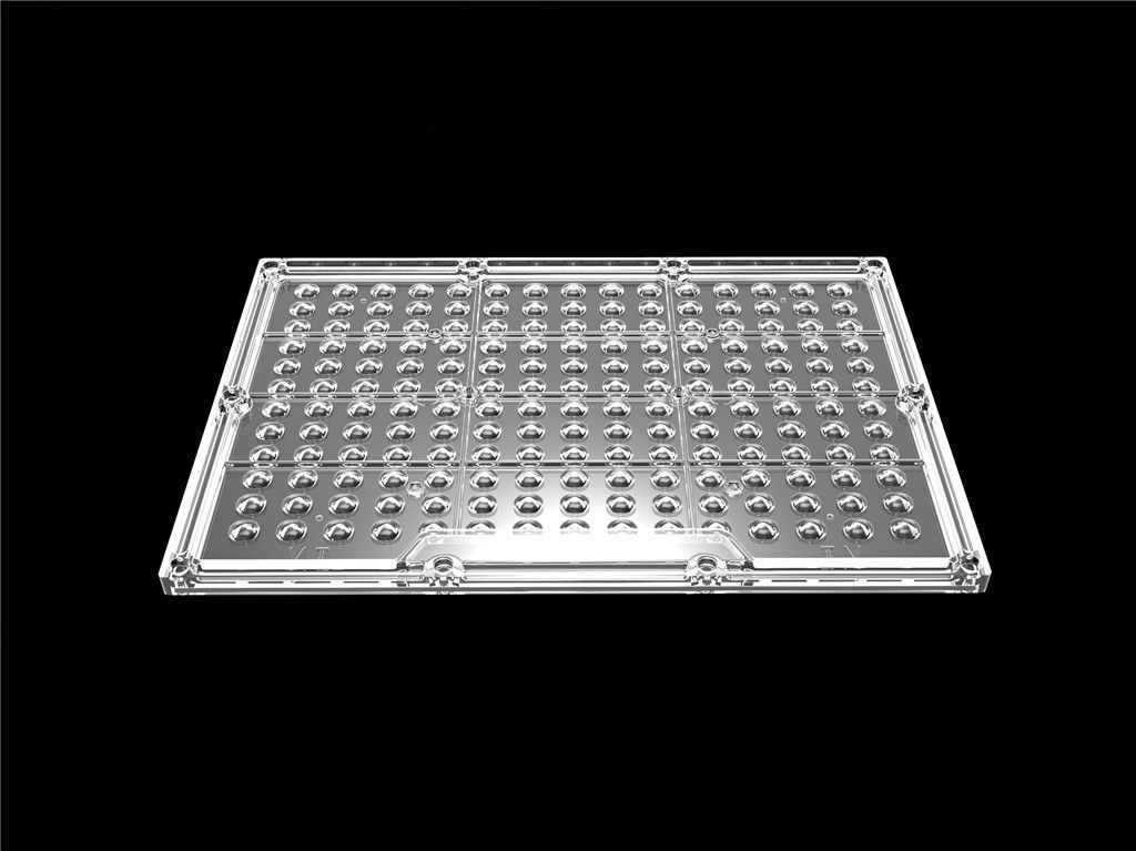 180 In 1 Lensa Optik LED ROHS Bersertifikat Untuk Lampu Teluk Tinggi 90 Derajat