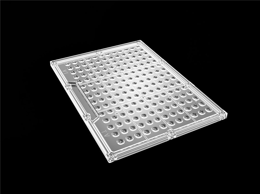 180 In 1 Lensa Optik LED ROHS Bersertifikat Untuk Lampu Teluk Tinggi 90 Derajat