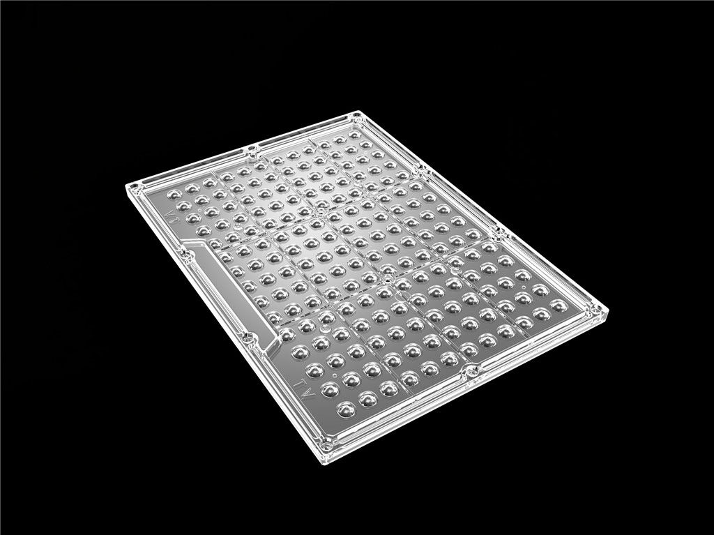 180 In 1 Lensa Optik LED ROHS Bersertifikat Untuk Lampu Teluk Tinggi 90 Derajat