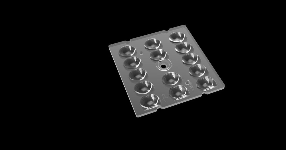 PHILIPS SMD3030 Square LED Lens 14 In 1, Lensa Pelindung Mata SMD LED Untuk Penerangan Jalan LED