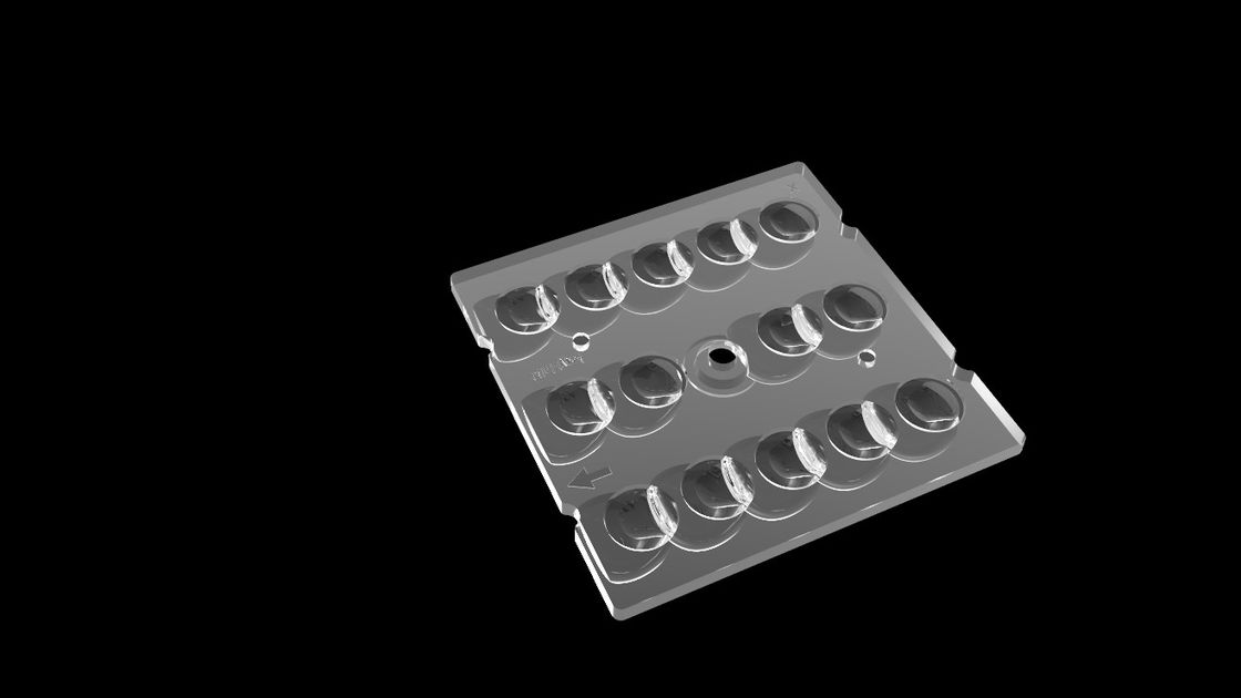 PHILIPS SMD3030 Square LED Lens 14 In 1, Lensa Pelindung Mata SMD LED Untuk Penerangan Jalan LED
