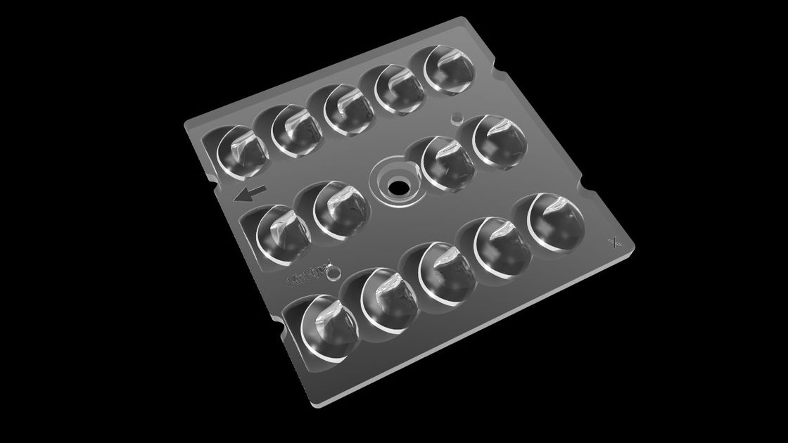 PHILIPS SMD3030 Square LED Lens 14 In 1, Lensa Pelindung Mata SMD LED Untuk Penerangan Jalan LED